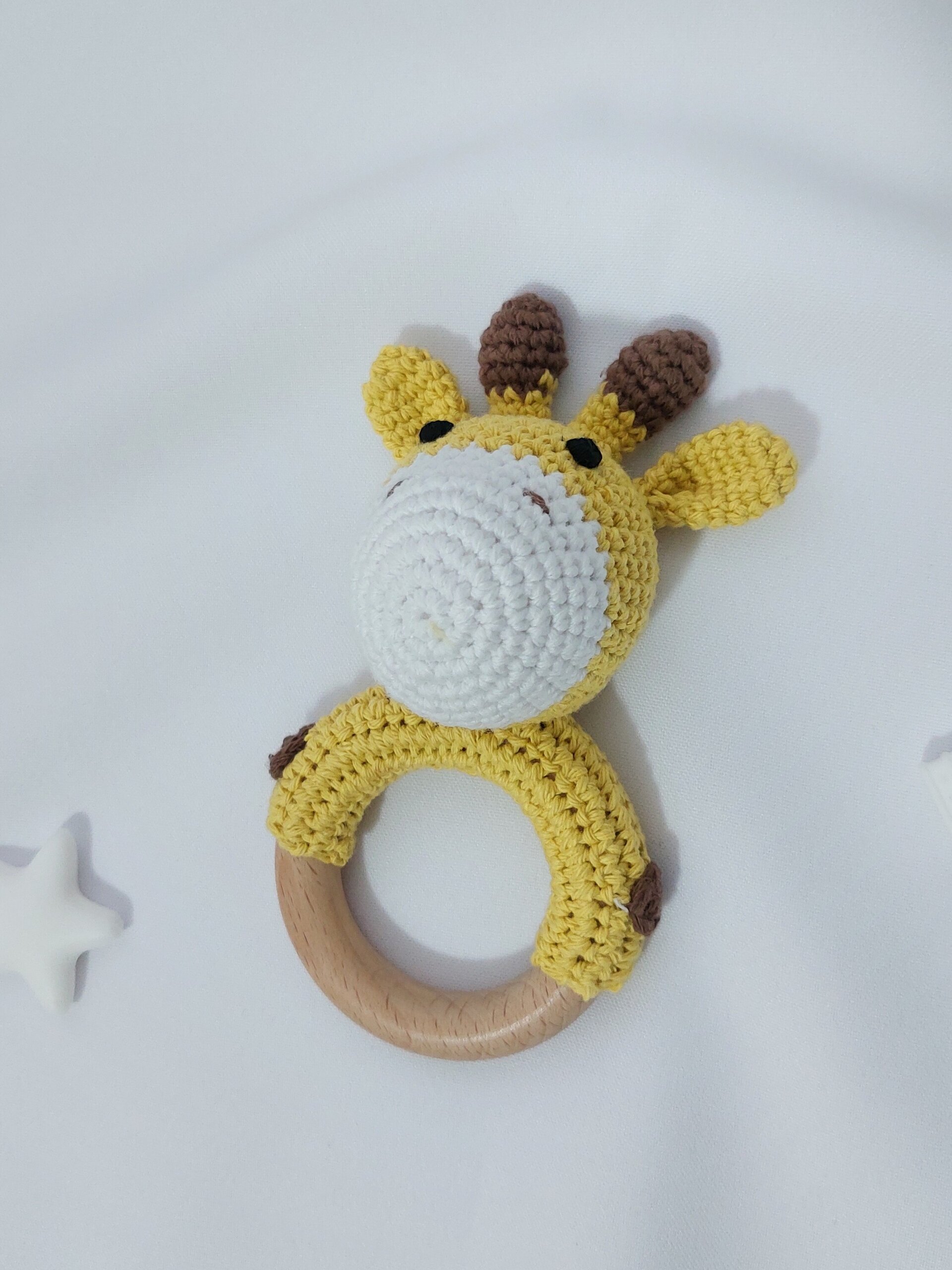 Sonajero crochet jirafa - 2