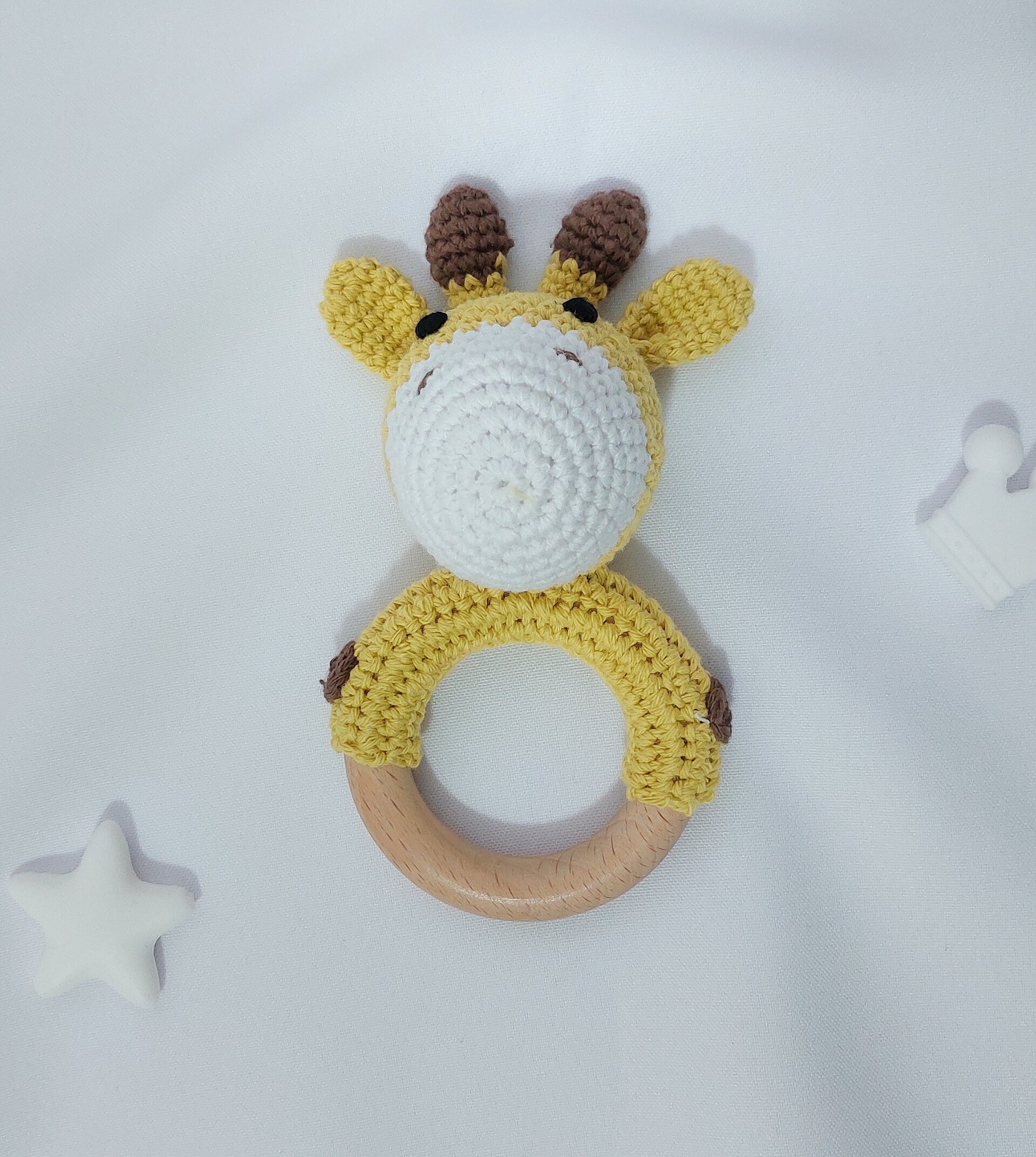 Sonajero crochet jirafa - 3