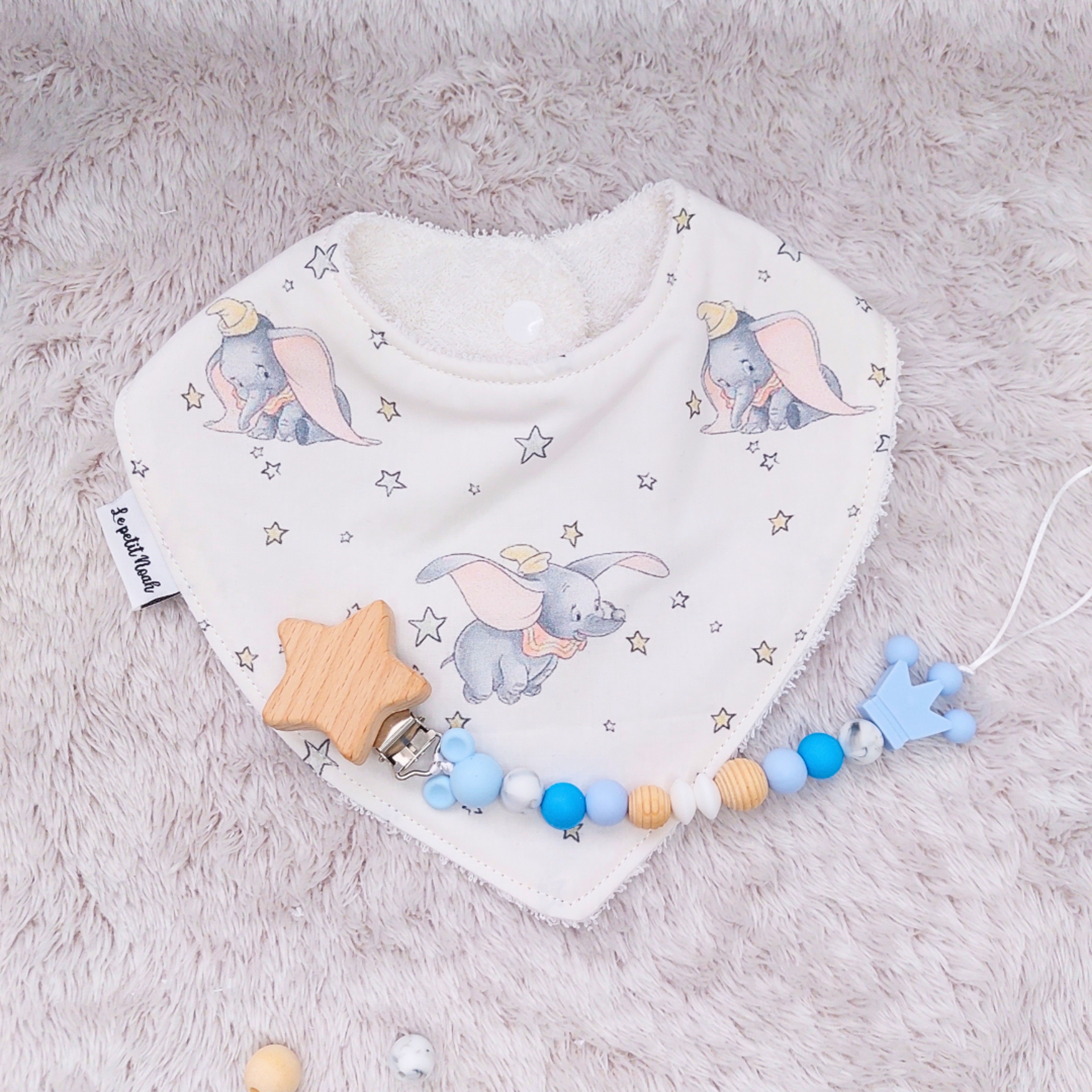 Pack bandana + chupetero Dumbo - 3
