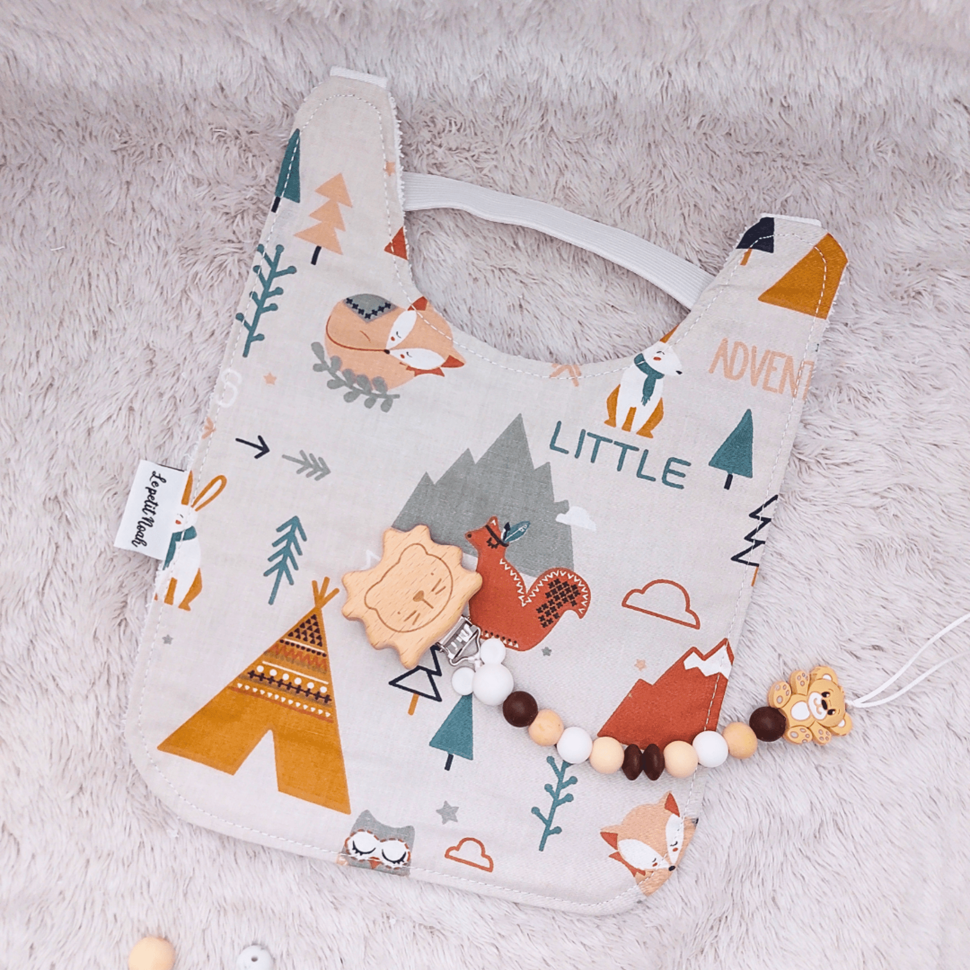 Pack babero + chupetero tipi - 3