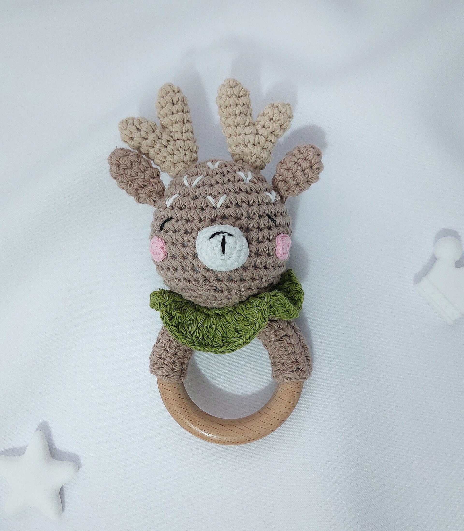 Sonajero crochet reno - 3