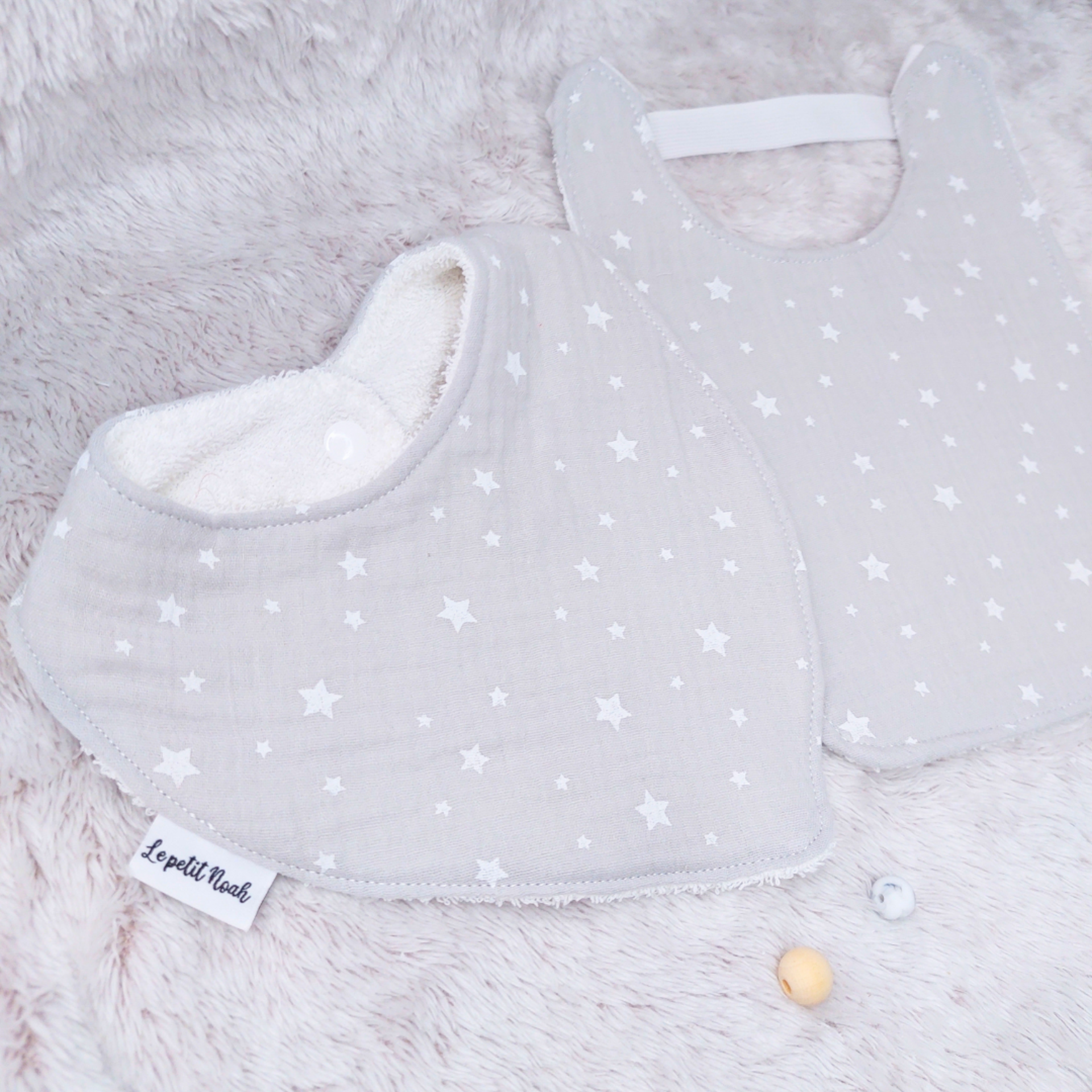 Pack bandana + babero estrellas - 2